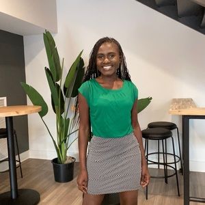 Polkadot Green Dress